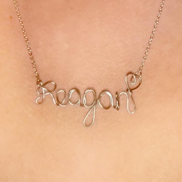 Personalized Monogram Name Necklace Custom - Picture 6 of 8